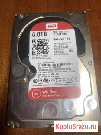 Жесткий диск WD RED 6TB / SATA Санкт-Петербург - изображение 1