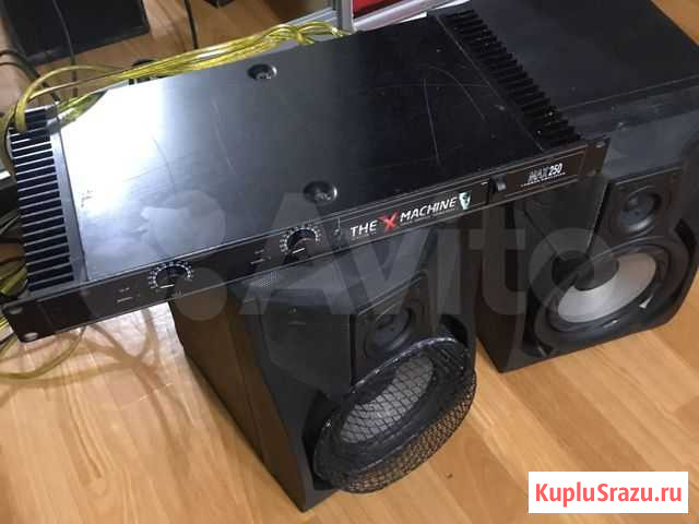 Усилитель Phonic 250 + колонки Ставрополь - изображение 1