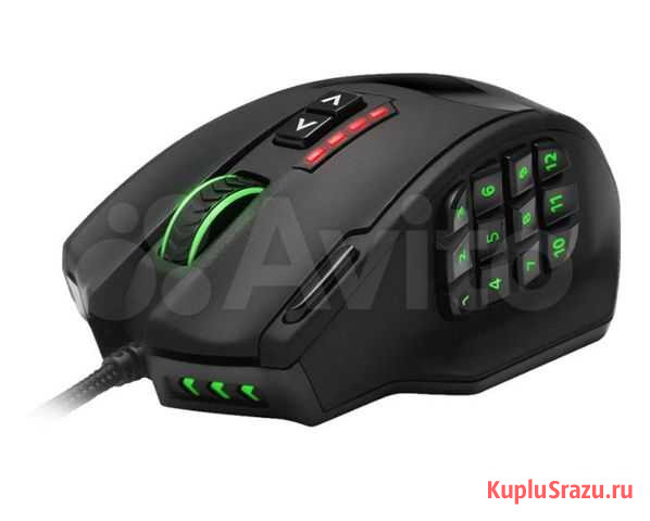 Игровая RGB мышь 16400 DPI 19 прогр-мых кнопок Набережные Челны - изображение 1