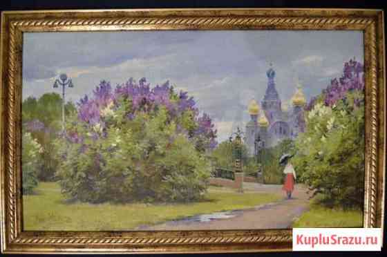 Виктор Алексеевич Бычков, холст, масло Мурино