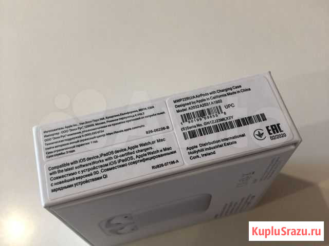 Наушники apple airpods 2 premium Кемерово - изображение 1