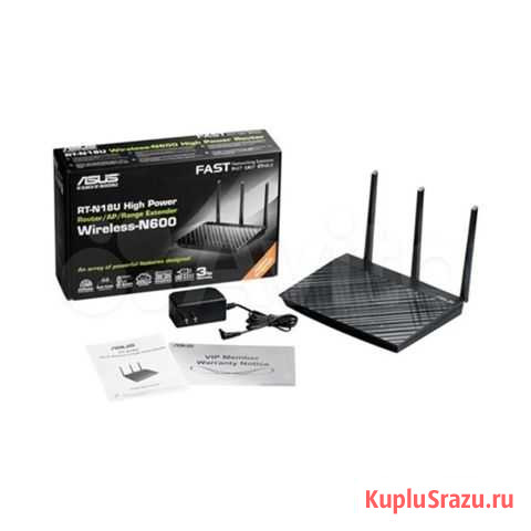 Роутер wi-fi asus RT-N18U 2 usb Брянск - изображение 1