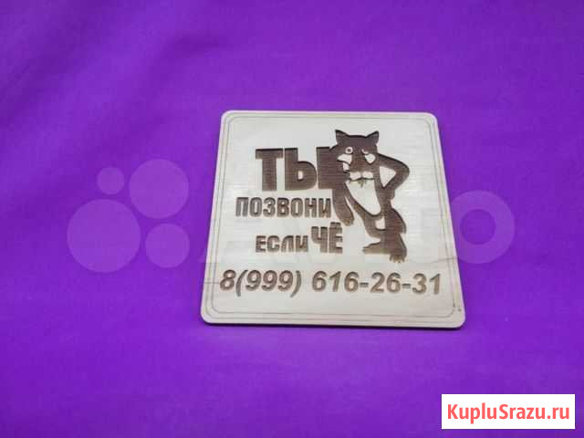 Табличка в авто Владивосток - изображение 1