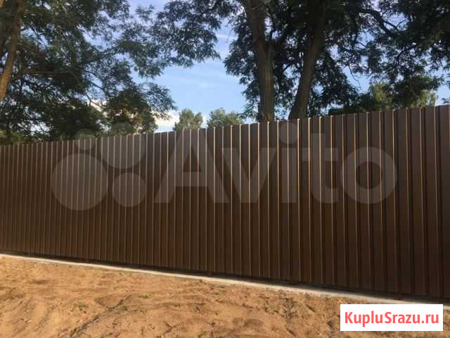 Забор из профлиста Заборы из профнастила под ключ Троицк - изображение 1