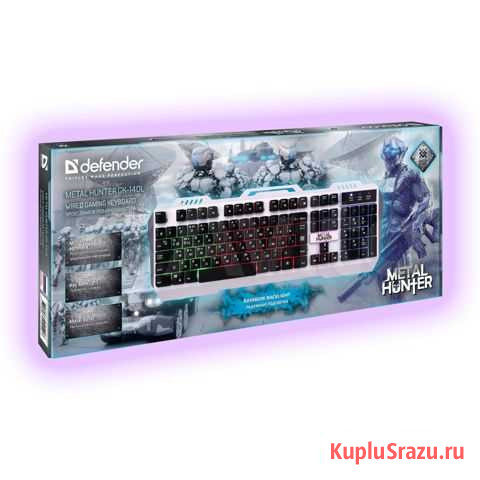 Клавиатура Defender Metal Hunter GK-140L Симферополь - изображение 1