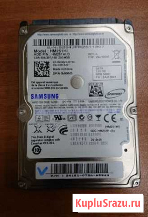 Жесткий диск SAMSUNG HM251HI 250Gb гарантия Новосибирск - изображение 1