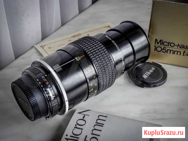 Nikkor F 105mm f\4 Micro - новый Воронеж - изображение 1
