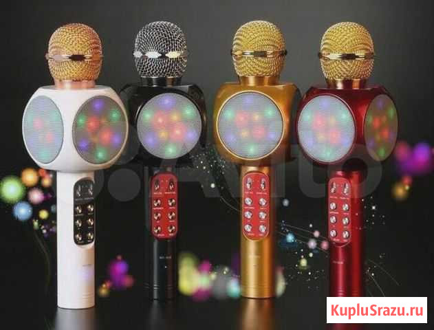 Новый Bluetooth микрофон с подсветкой Старый Оскол - изображение 1