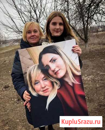 Портрет фото на холсте на 8 марта Самара - изображение 1