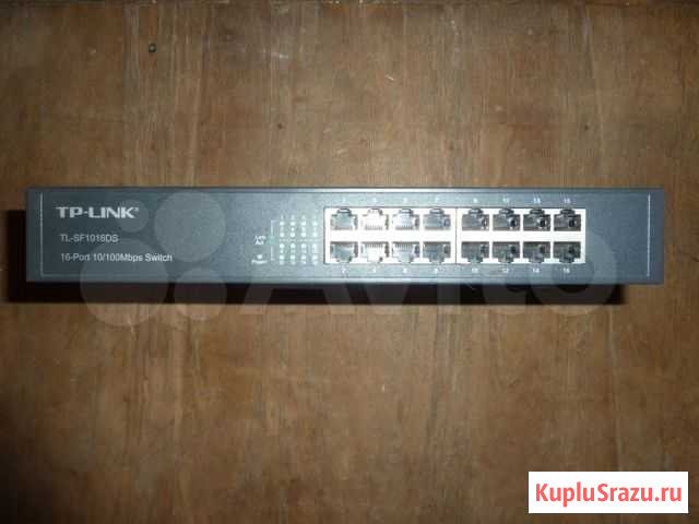 Коммутатор TP-link TL-SF1016DS; патч-панели Хабаровск - изображение 1