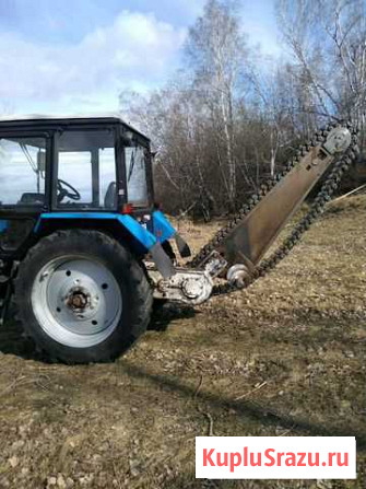 Услуги трактора бары (грунторез, кабель, водопрово Красноярск - изображение 1