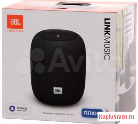 Новая Умная колонка JBL Link Music Yandex Black Набережные Челны - изображение 1