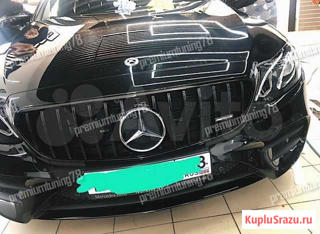 Решетка черная Mercedes w213 E class Panamericana Санкт-Петербург - изображение 1