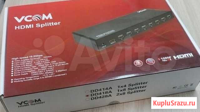 Сплиттер hdmi новый Кукмор - изображение 1