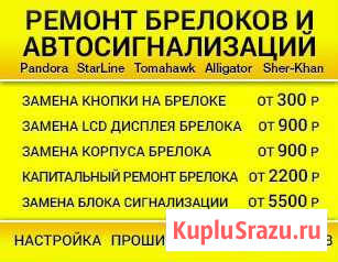 Ремонт брелоков любых автосигнализаций с гарантией Хабаровск - изображение 1