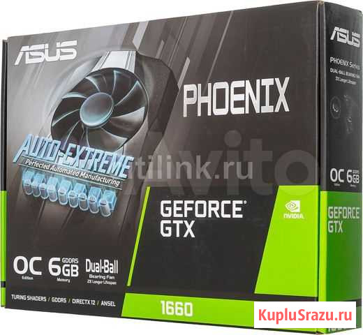 15шт asus nVidia GeForce GTX 1660 Новые3годаГарант Краснодар - изображение 1
