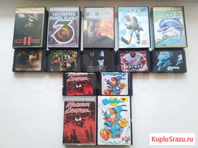 Картриджи для приставки Sega Мурино - изображение 1