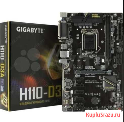 Материнская плата gigabyte h110 d3a Воронеж - изображение 1