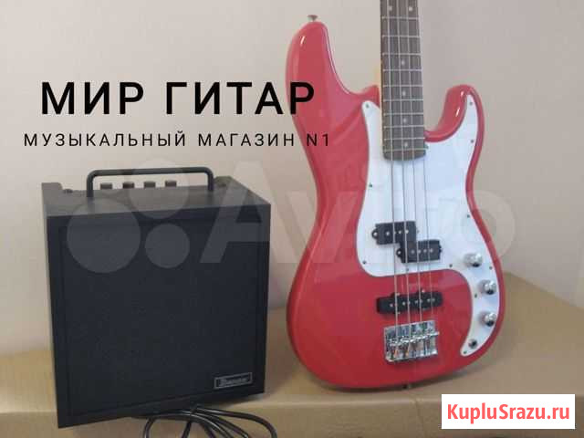Бас-гитара+ Комбик+ Тюнер+ Ремень Нижний Новгород - изображение 1