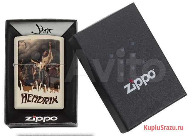 Зажигалка Zippo Jimi Hendrix Lighter 29172 Владивосток - изображение 1