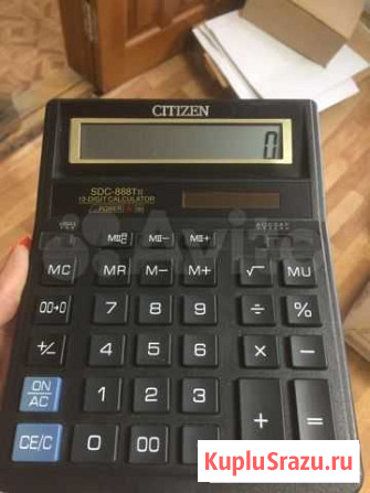 Калькулятор Citizen SDC-888TII 12-разрядный Чебоксары - изображение 1