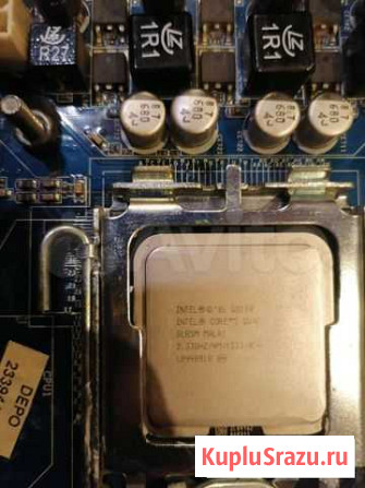 Материнская плата на 775 + процессор core 2 quad q Сыктывкар - изображение 1