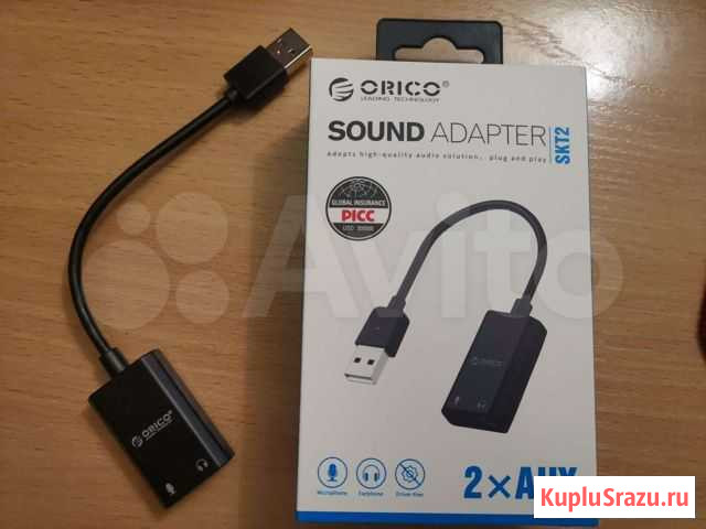 Звуковая карта Orico usb Новокузнецк - изображение 1