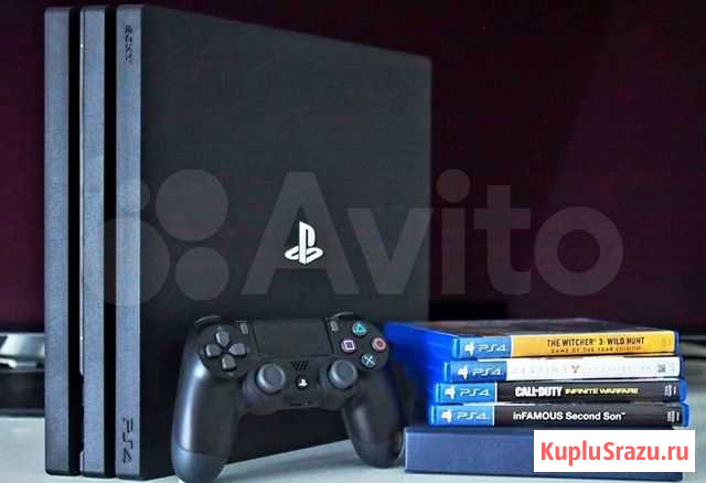 Sony PS4 Pro на 2 Тб. Гарантия Омск - изображение 1