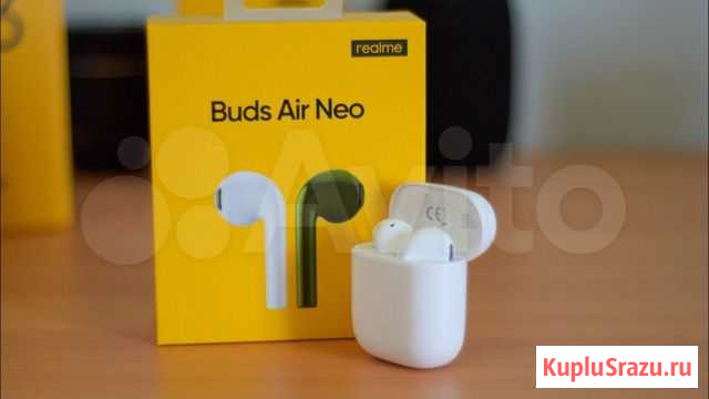 Realme Buds Air Neo, новые беспроводные наушники Сыктывкар - изображение 1