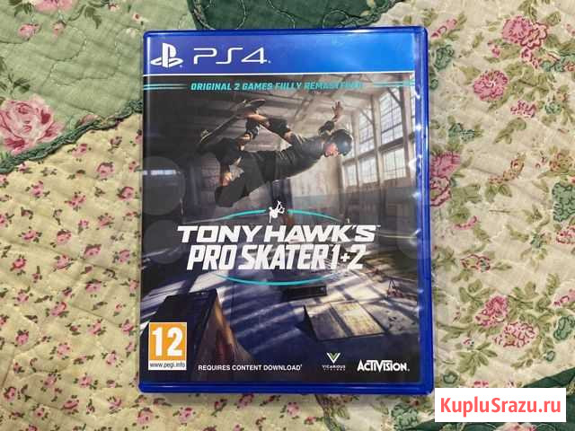 Игра Tony Hawk’s Pro skater 1+2 ps4 Электросталь - изображение 1