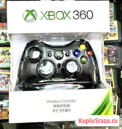 Xbox 360 Геймпад джойстик беспроводной Красноярск - изображение 1