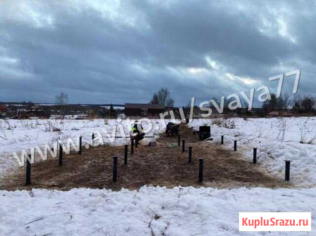 Винтовые сваи 89мм под фундамент дома Краснознаменск - изображение 1