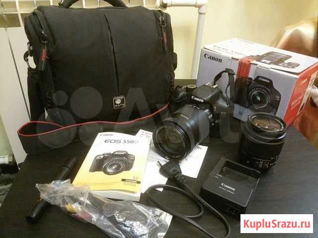 Зеркальный фотоаппарат canon EOS 550 объектив EFS Иркутск - изображение 1