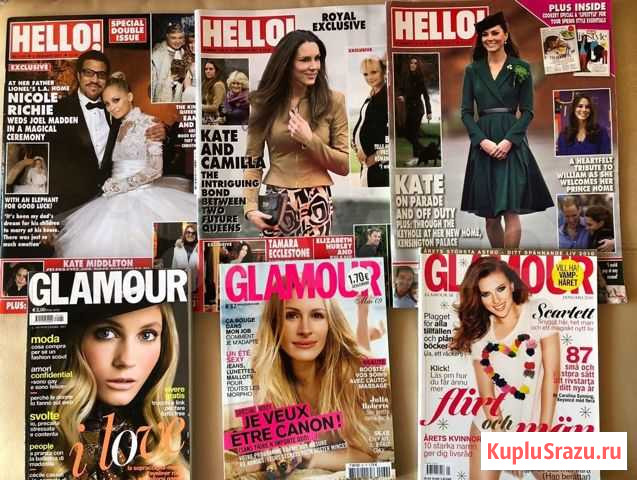 Журнал Hello Glamour-British,Италия,Швеция,Paris Архангельск - изображение 1