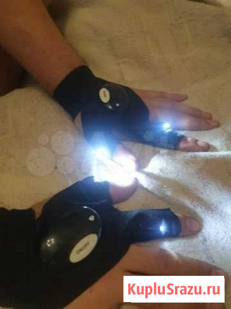 Перчатка с LED-фонариками Вятские Поляны - изображение 1