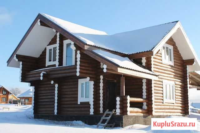 Дома из оцилиндрованного и рубленого бревна Чебоксары - изображение 1