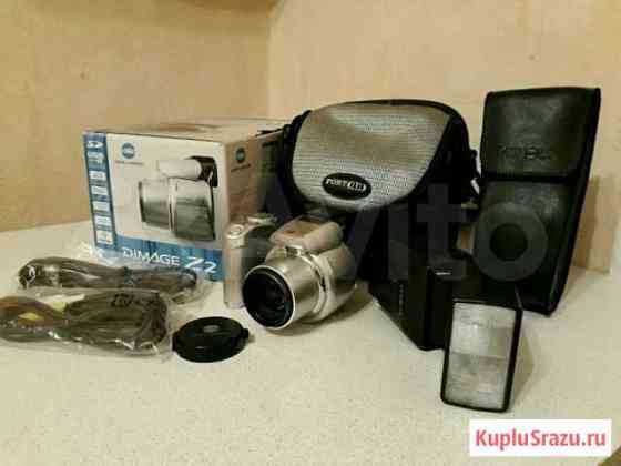 Фотоаппарат Konica Minolta + вспышка + сумка + SD Королев