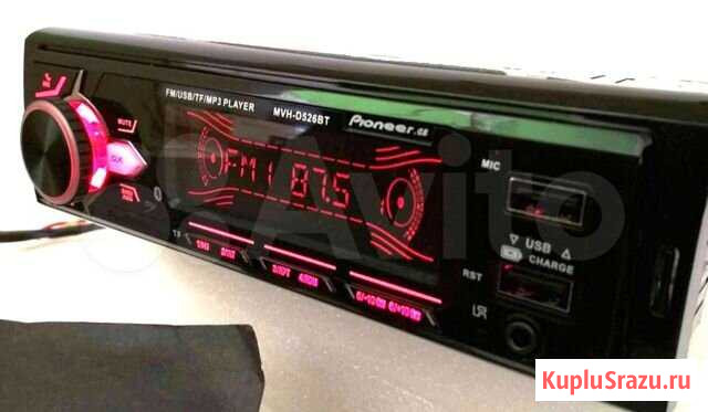 Автомагнитола Pioneer GB MVH-D526BT с USB и Blueto Воронеж - изображение 1