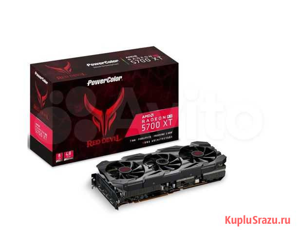 Powercolor Red Devil axrx 5700 XT 8GBD6-3DHE/OC Уфа - изображение 1