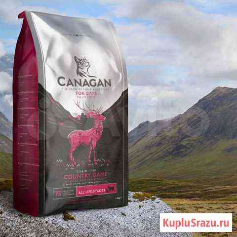Canagan Корм для кошек Утка Оленина Кролик 4 кг Санкт-Петербург