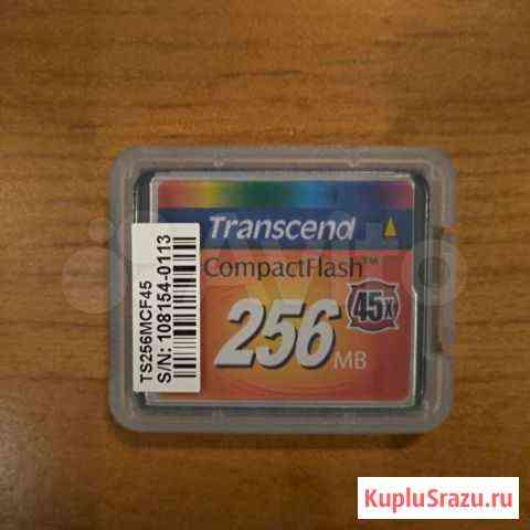 Карта памяти Transcend CompactFlash 256 MB Нижний Новгород