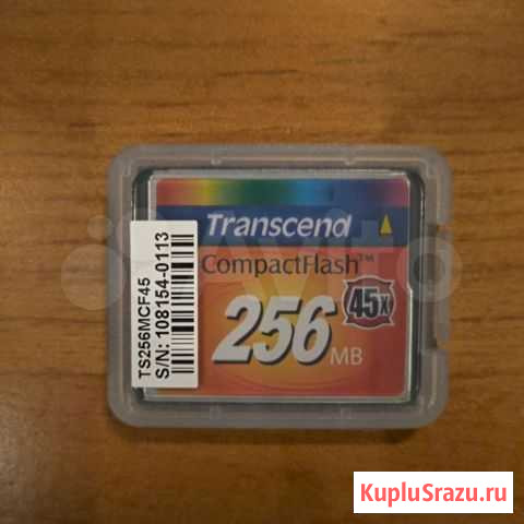 Карта памяти Transcend CompactFlash 256 MB Нижний Новгород - изображение 1