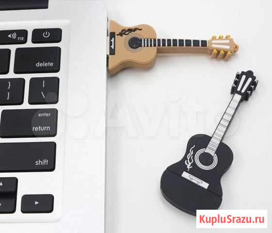 USB-Флэшка Guitar Черная Хабаровск - изображение 1