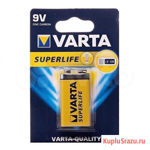 Батарейка Varta Superlife 6F22 крона опт розница Симферополь - изображение 1