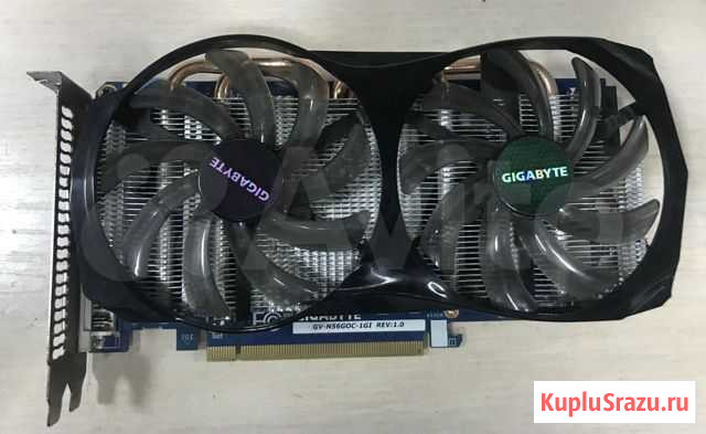 Видеокарта Geforce GTX 560 1Гб gddr5 256 бит Иркутск - изображение 1