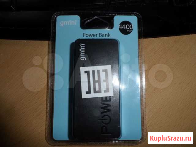 Внешний аккумулятор Powerbank gmini 4400 mAh Москва - изображение 1
