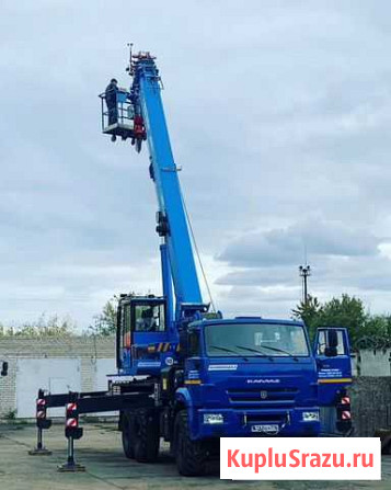 Автокран + Подъемник 35 метров 6х6 Динская - изображение 1
