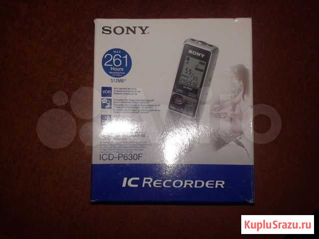 Диктофон sony. б/у. 512 Mb Вилючинск - изображение 1