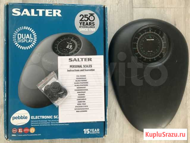 Весы Напольные Salter 9056 GY3R на гарантии Самара - изображение 1