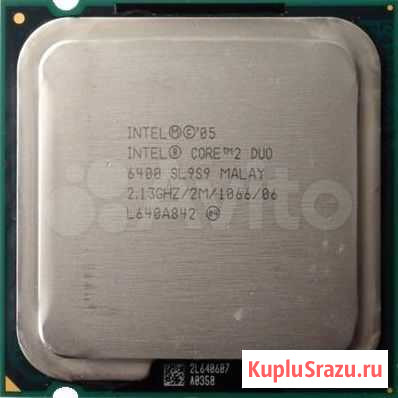 Процессор сокет 775 Intel Core2Duo E6400 2,13/2/10 Краснодар - изображение 1